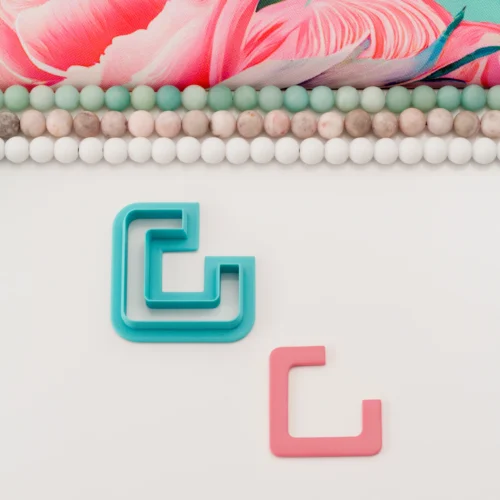 Square Hoop with Rounded Corners S