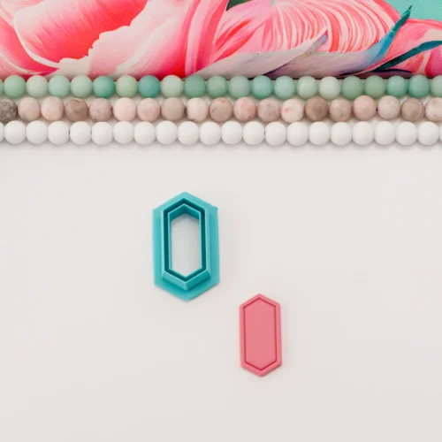 Framed Long Hexagon M