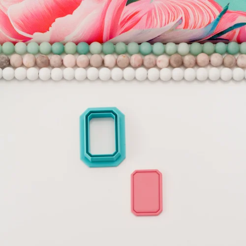 Framed Beveled Rectangle L