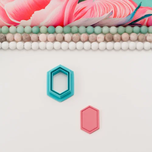 Framed Long Hexagon L
