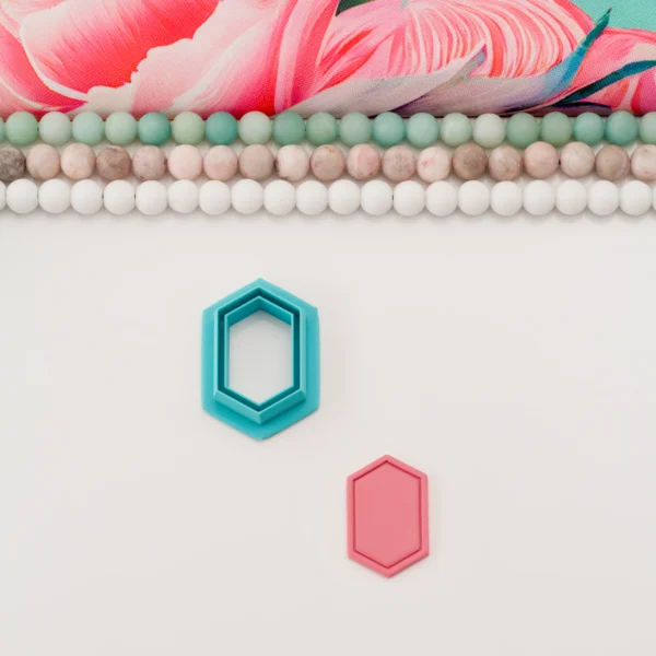 Framed Long Hexagon L