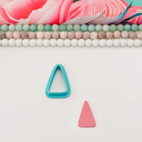 Solid Triangle Pebble with Small Base